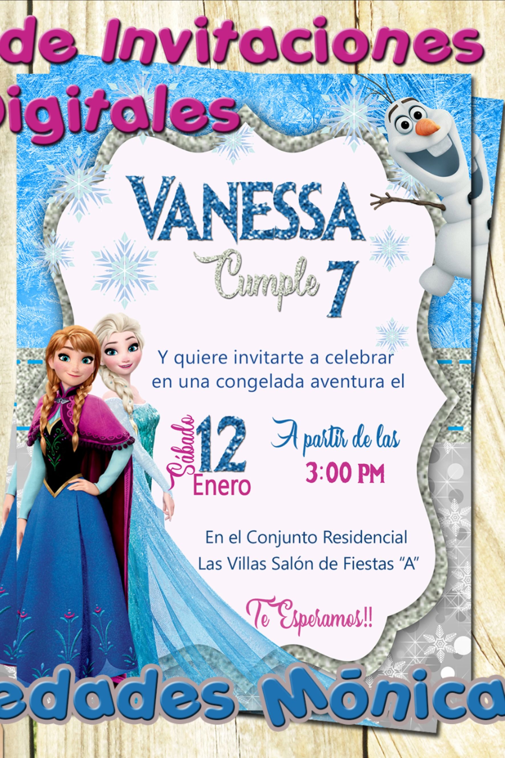 tarjetas de cumpleaños de frozen