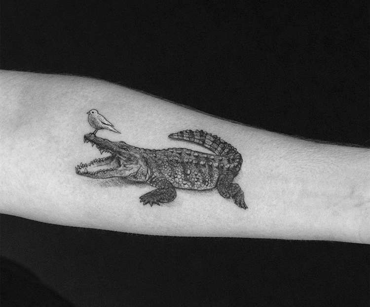 tattoo crocodile