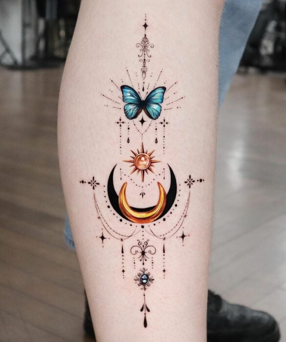 tatuajes de luna para mujer