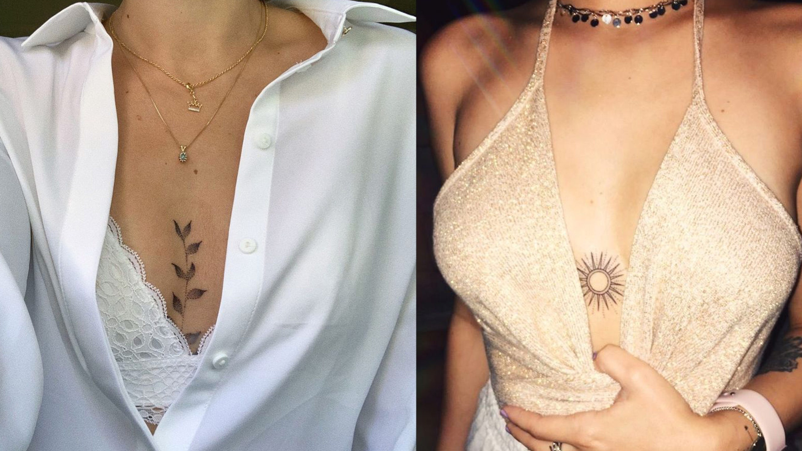 tatuajes mujer pecho