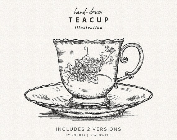 tea cup illustration