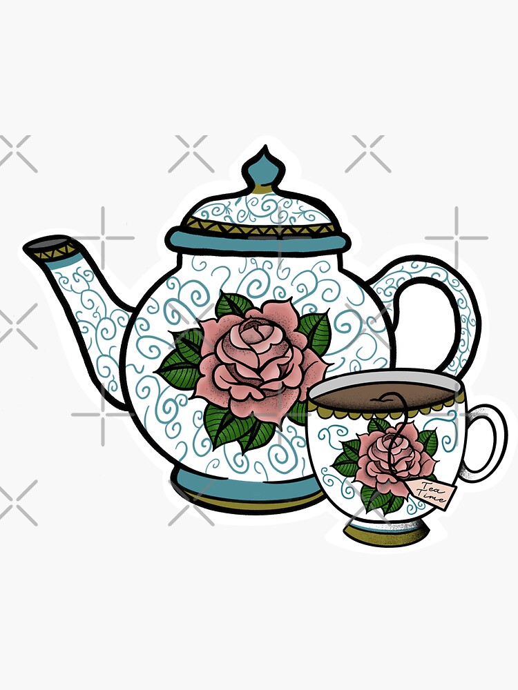 tea pot tattoo