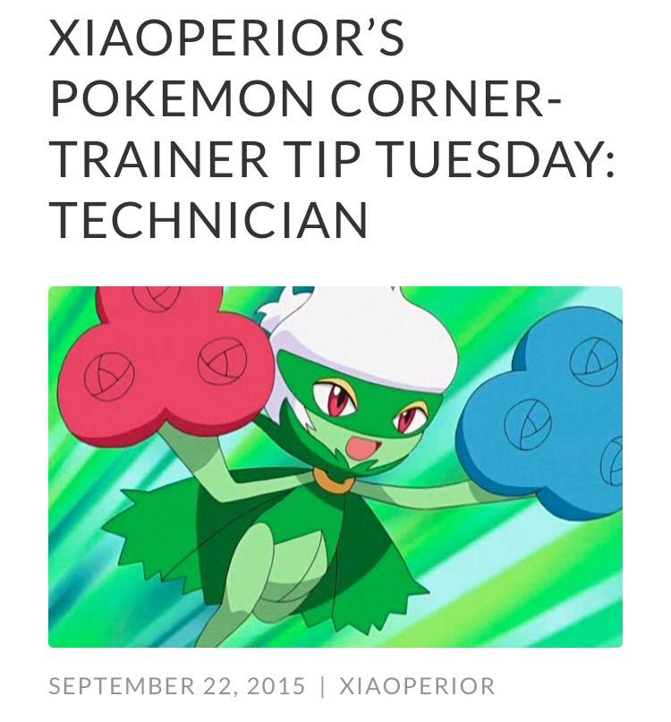 technician pokemon