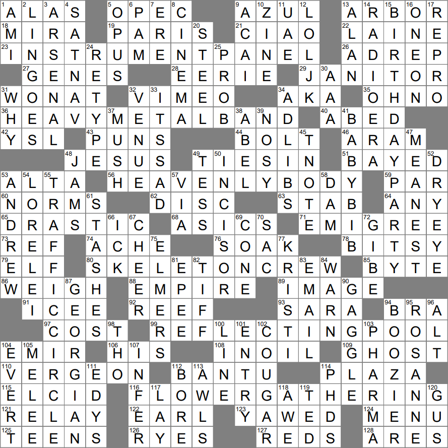 ted turner for one crossword clue