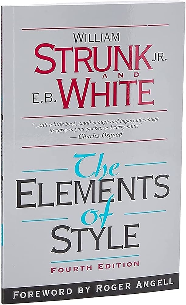 the elements of style william strunk