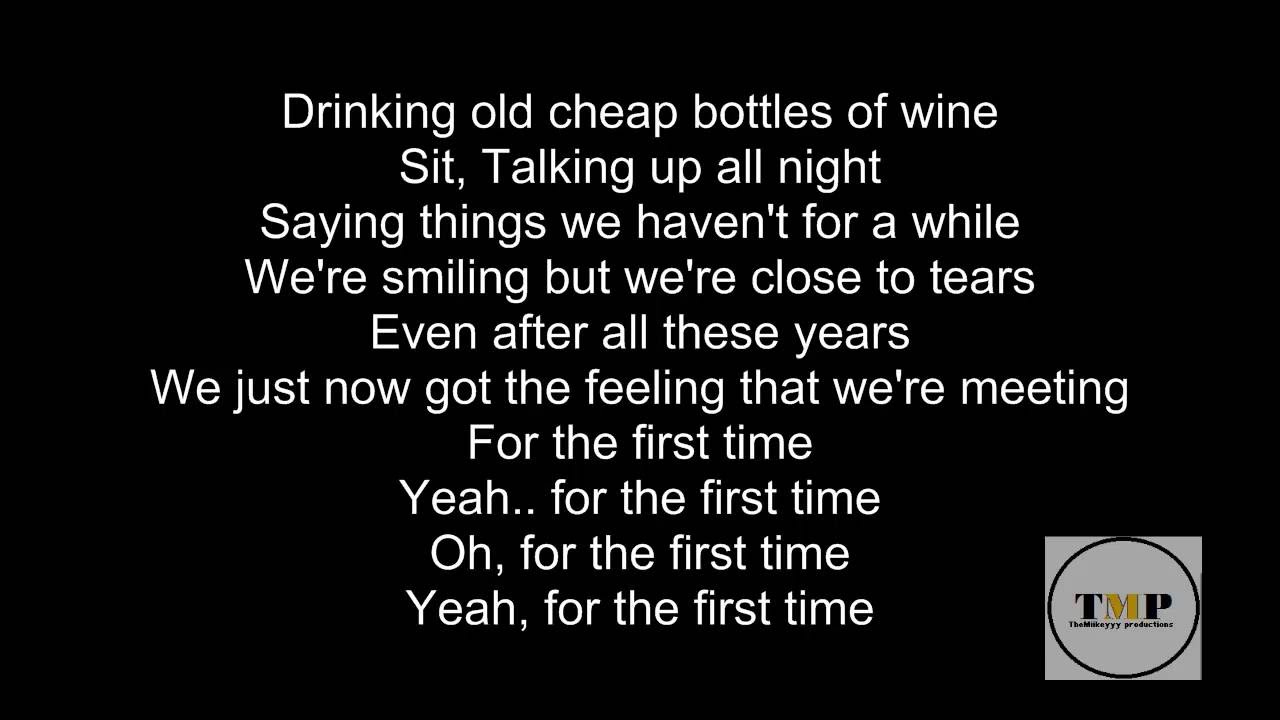 the first time song lyrics