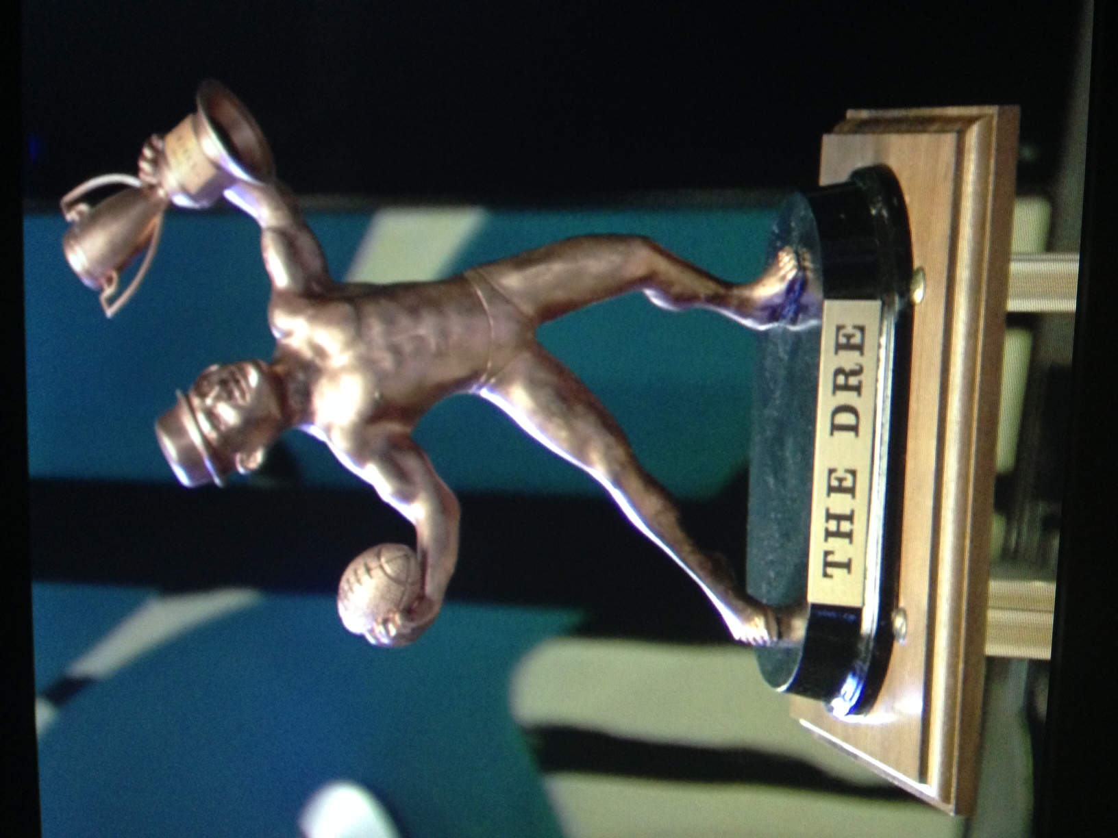 the league tv show trophy