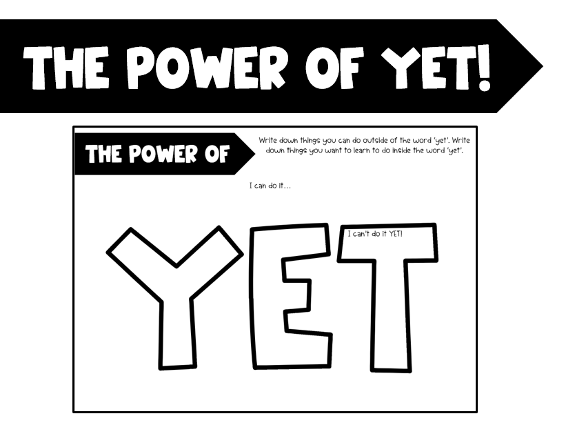 the power of yet worksheet pdf