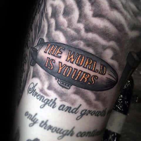 the world is yours tattoo