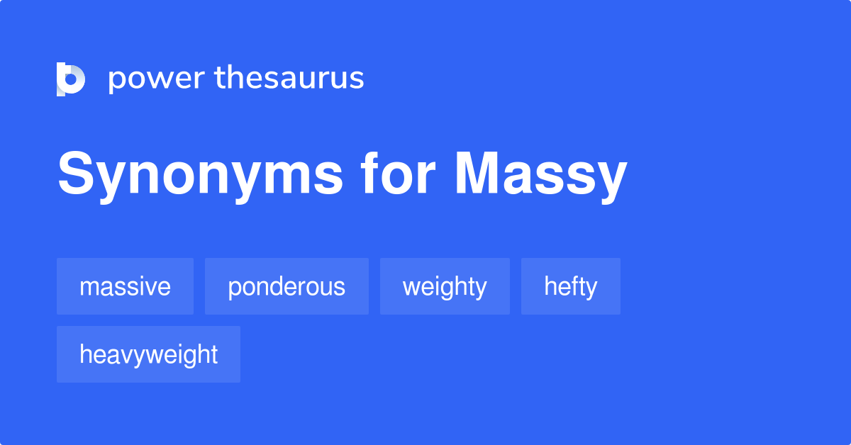 thesaurus for massive