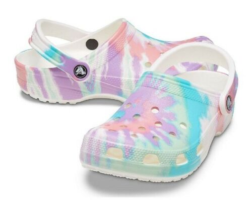 tie dye crocs women