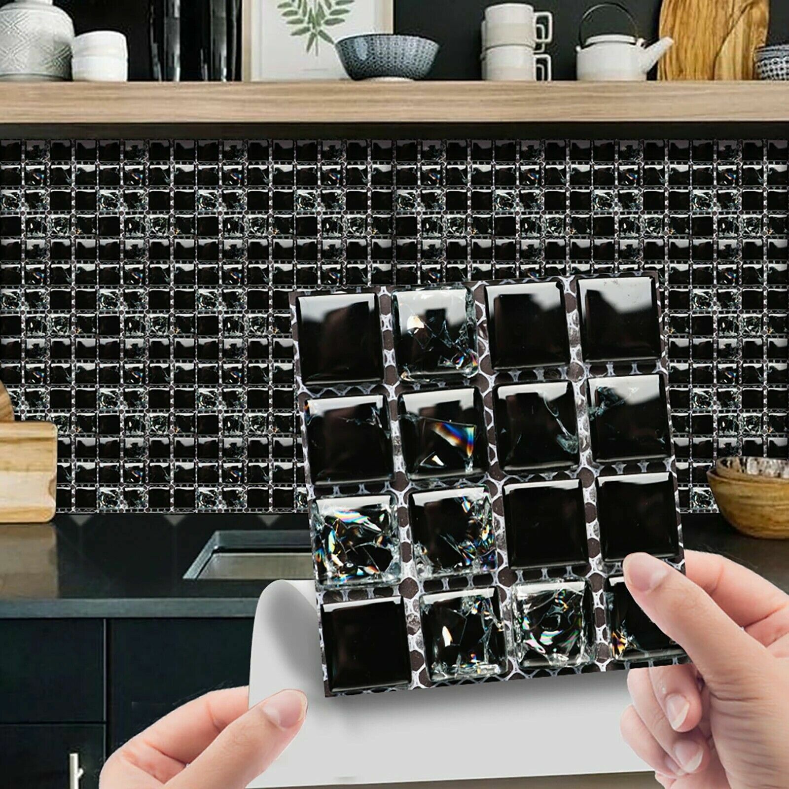 tile stickers kitchen