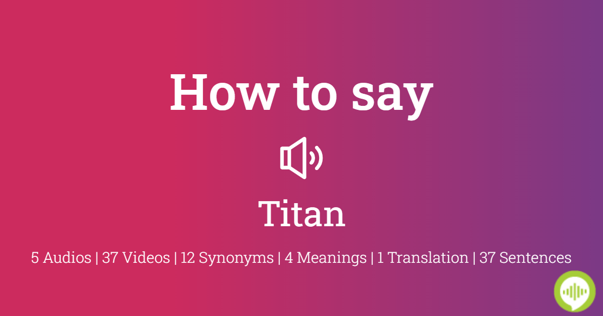 titan synonym