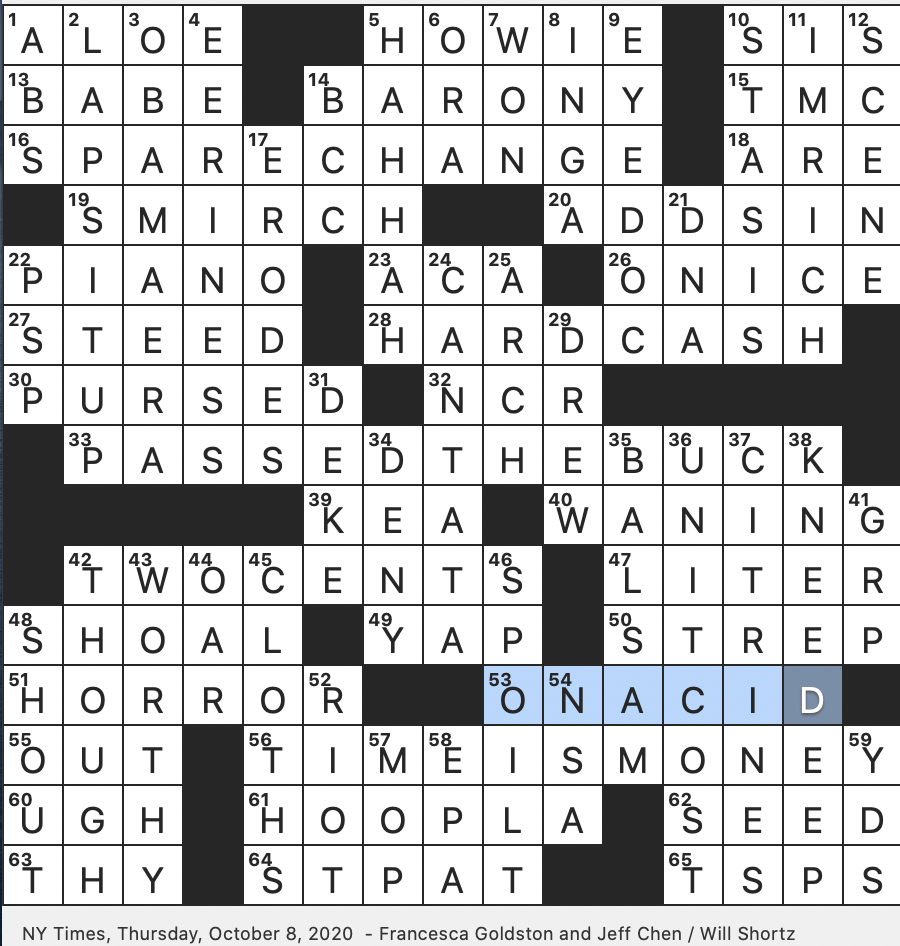 topaz author crossword clue