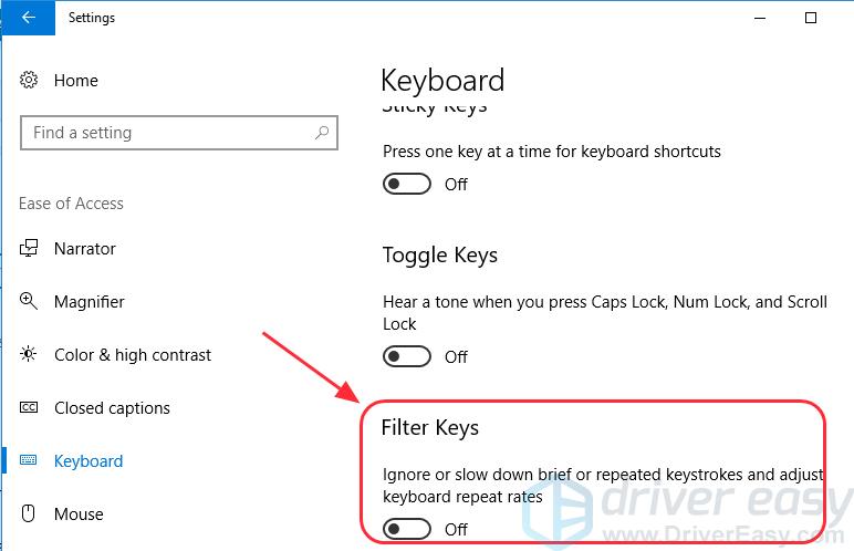 toshiba laptop keyboard stopped working