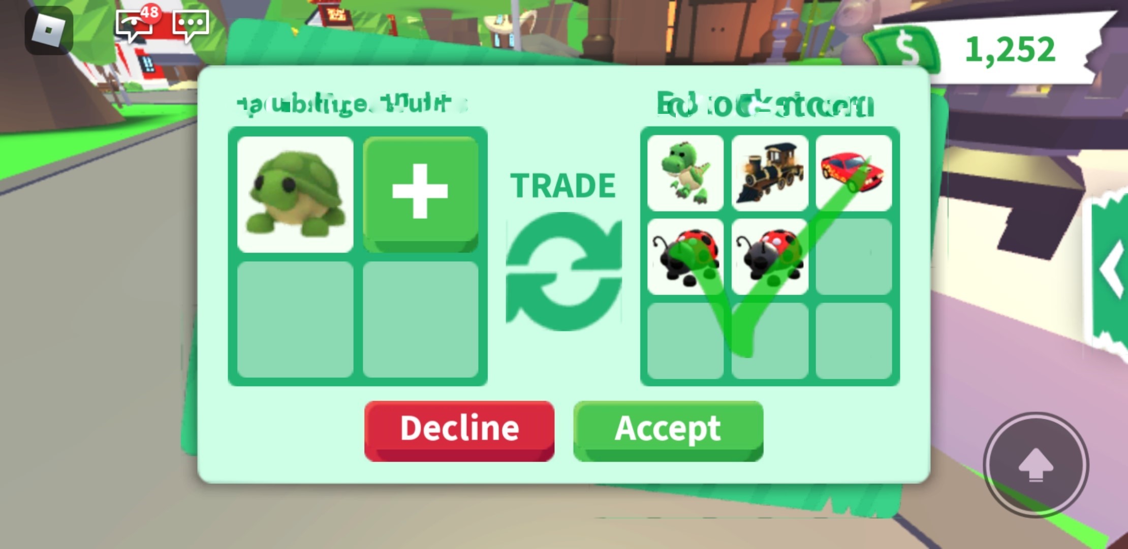 trading value adopt me