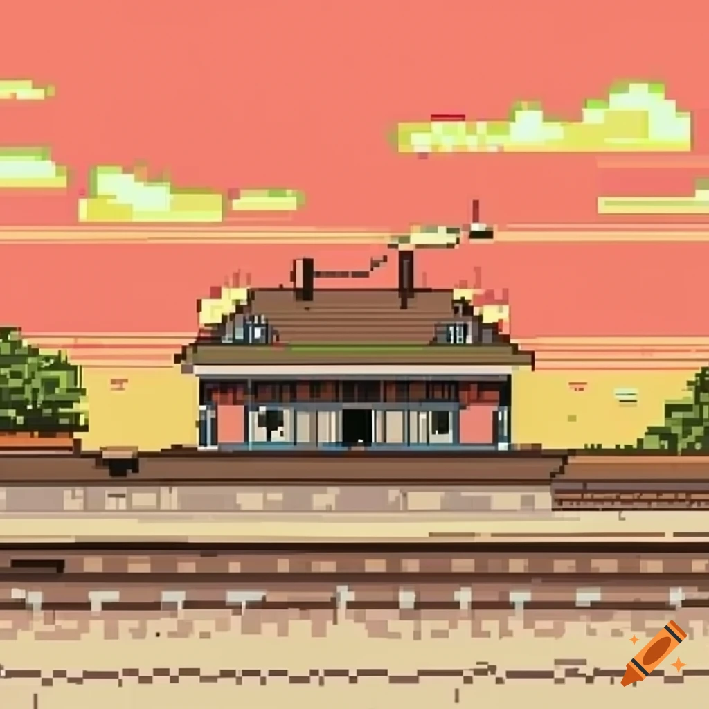 trainstation pixel