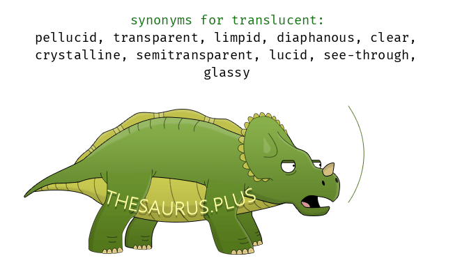 translucent thesaurus