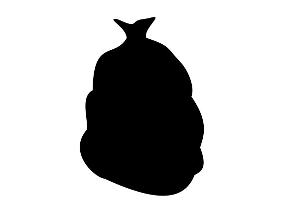 trash bag clipart