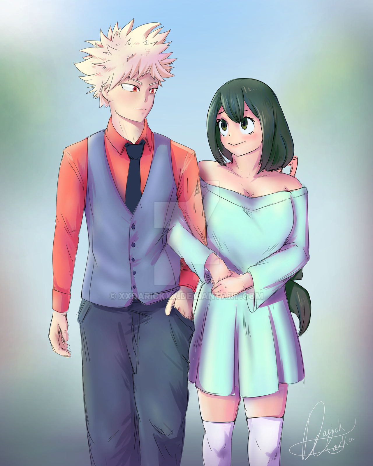 tsuyu y bakugo