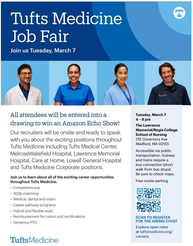 tufts medical center careers