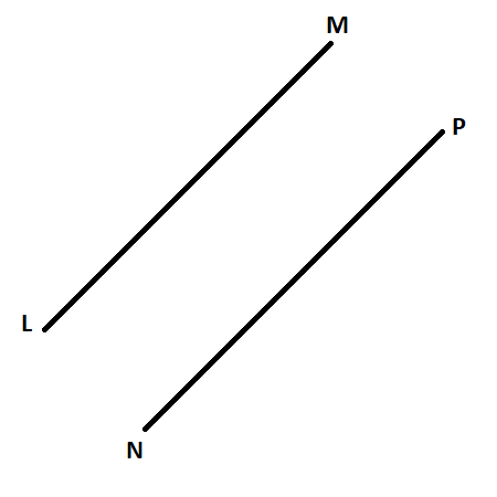 two lines that do not intersect and are not coplanar