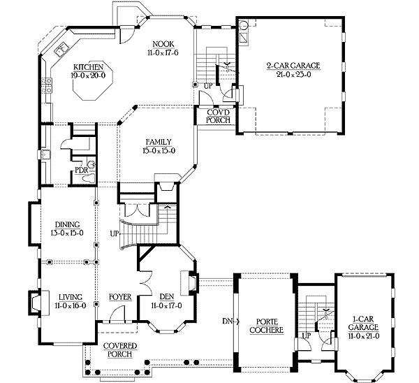 u shaped home plans