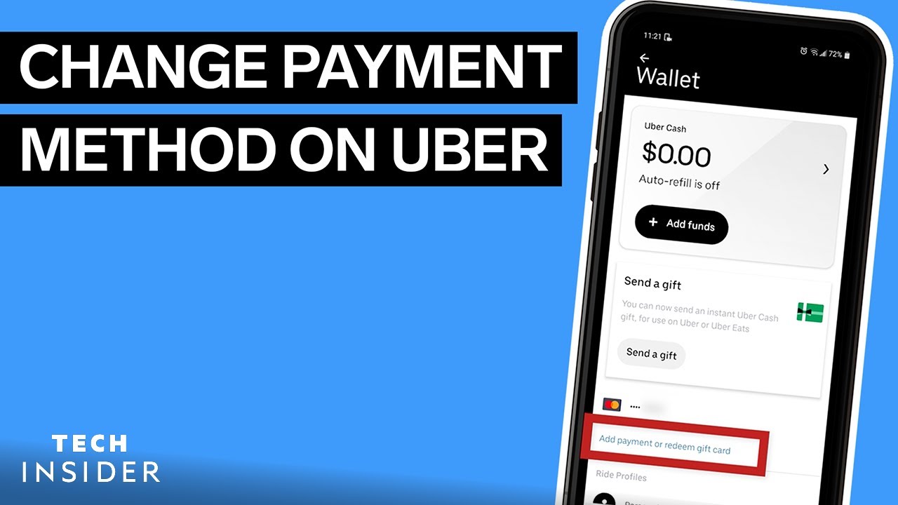 uber change payment method