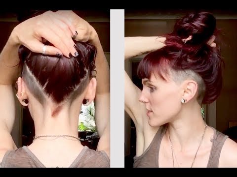 undercut with shaved sides