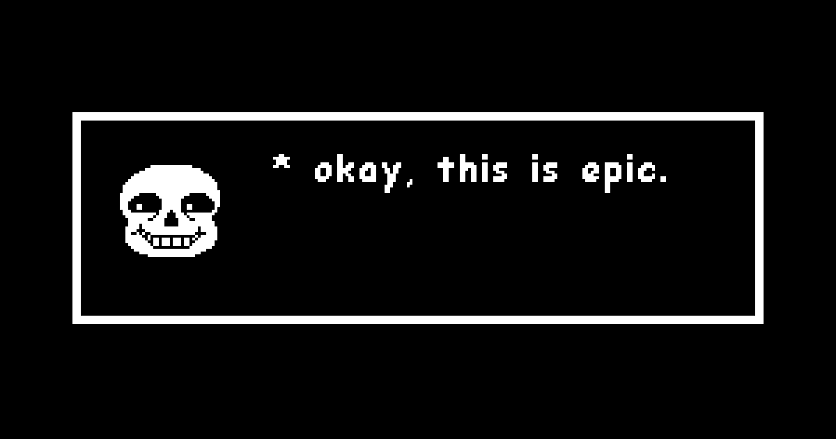 undertale text box generator