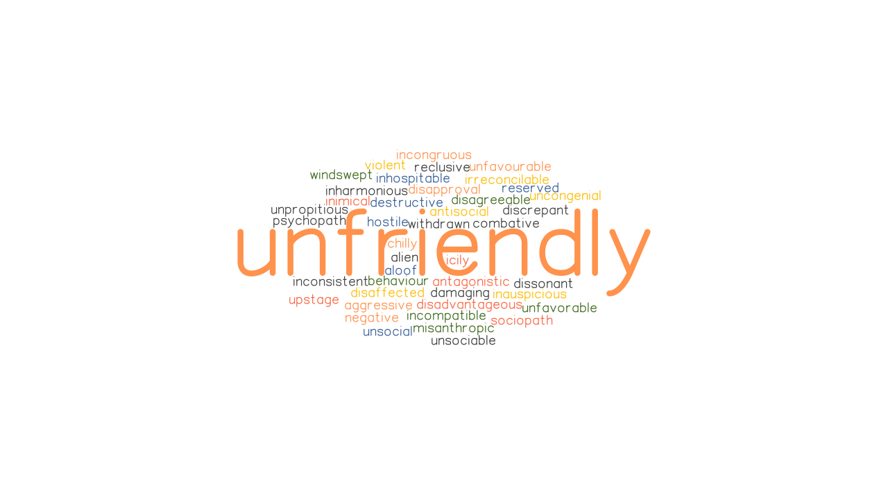 unfriendly synonym