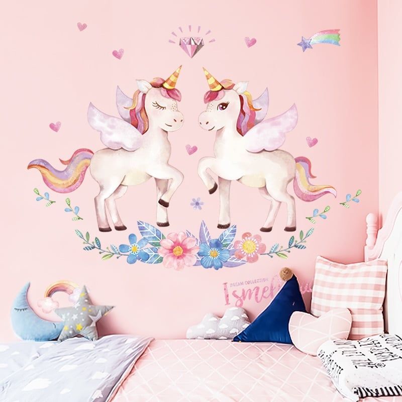 unicorn wall decor stickers