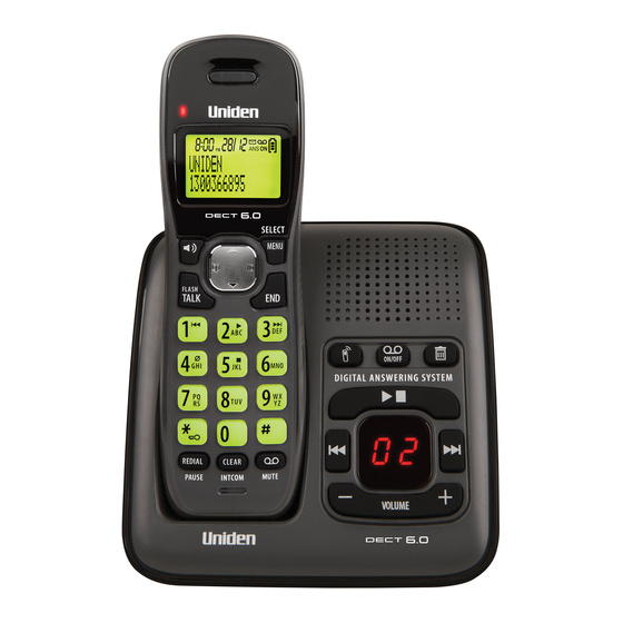 uniden dect 6.0 user manual