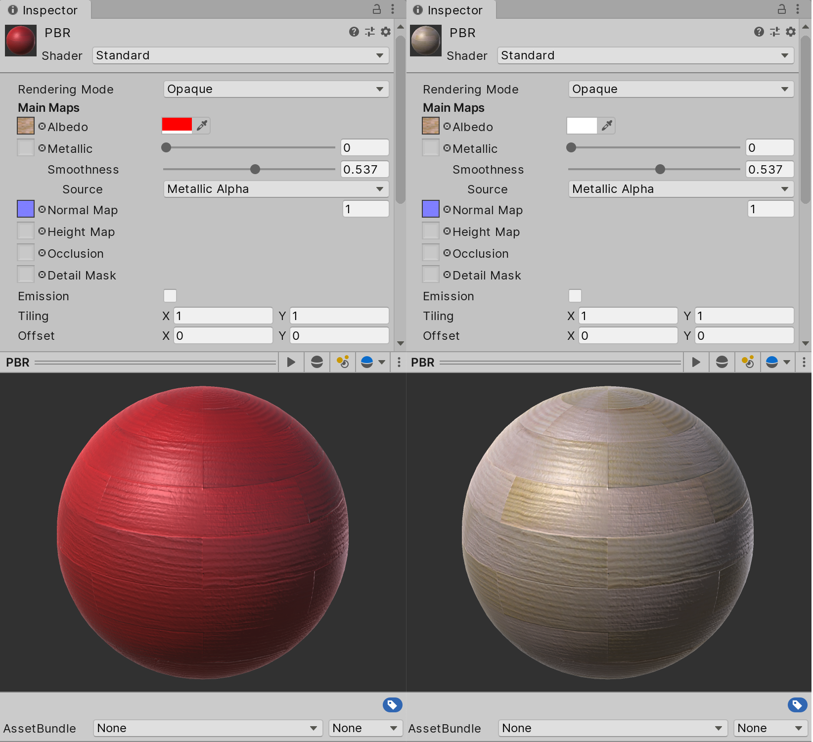 unity 3d materials