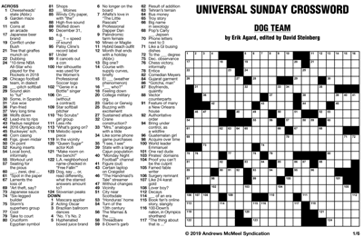 universal crossword puzzle