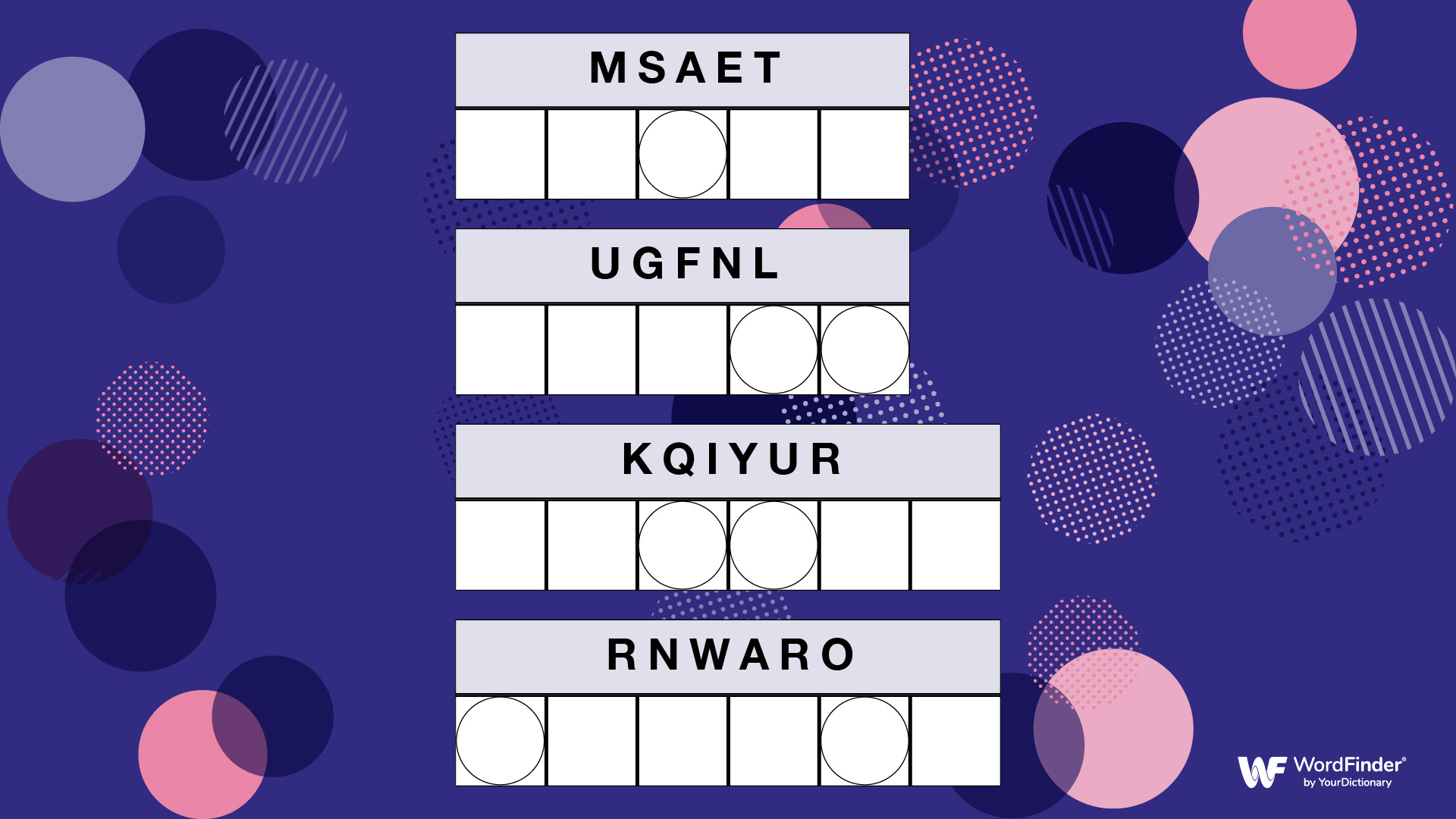 unjumble words online