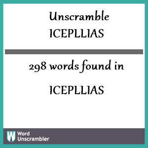 unscramble into words