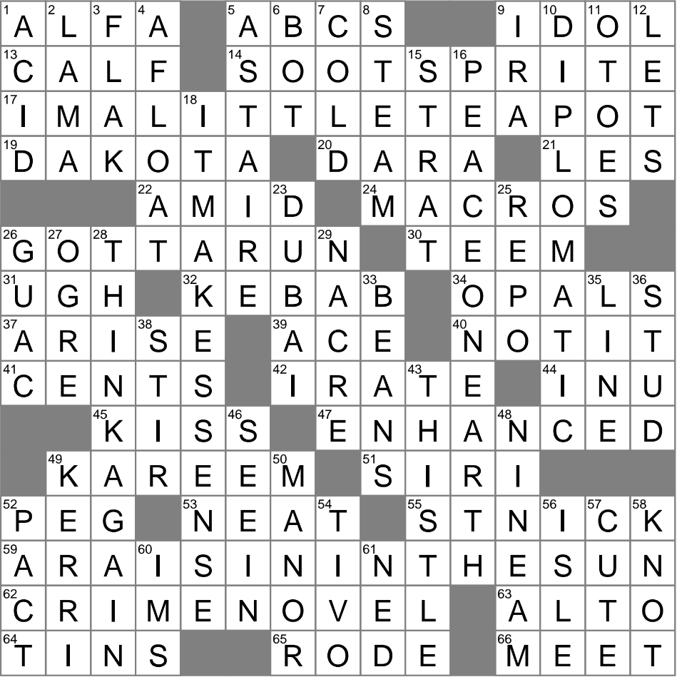 us author and screenwriter leonard crossword clue