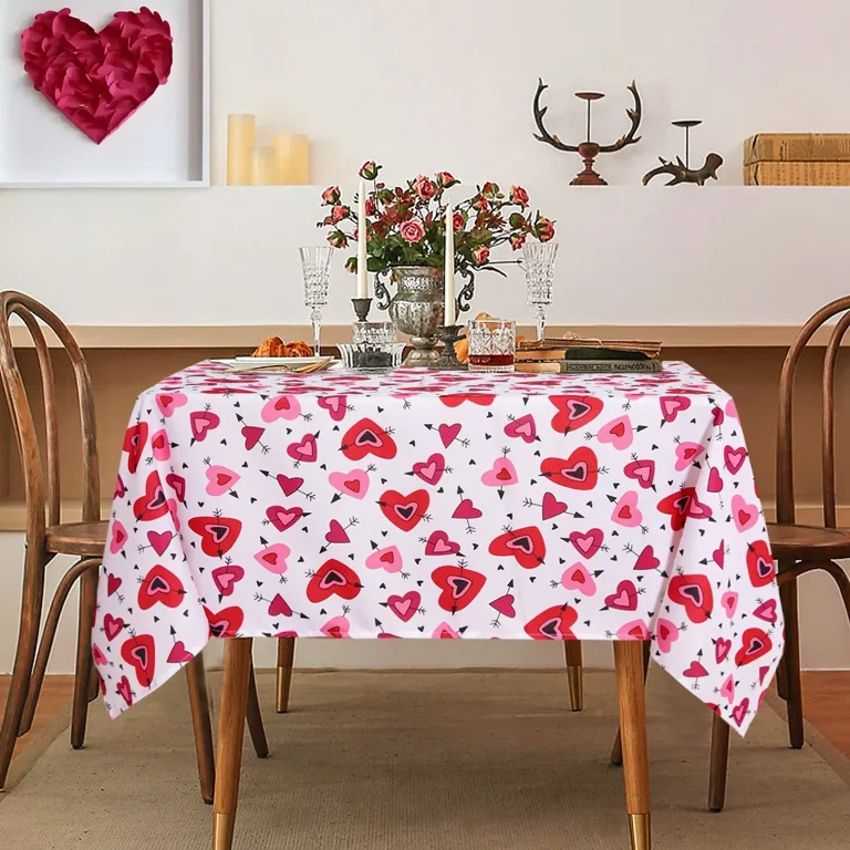 valentine cloth tablecloth