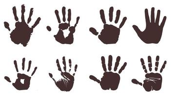 vector handprint