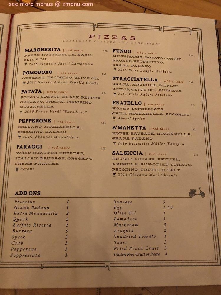 via farina omaha menu