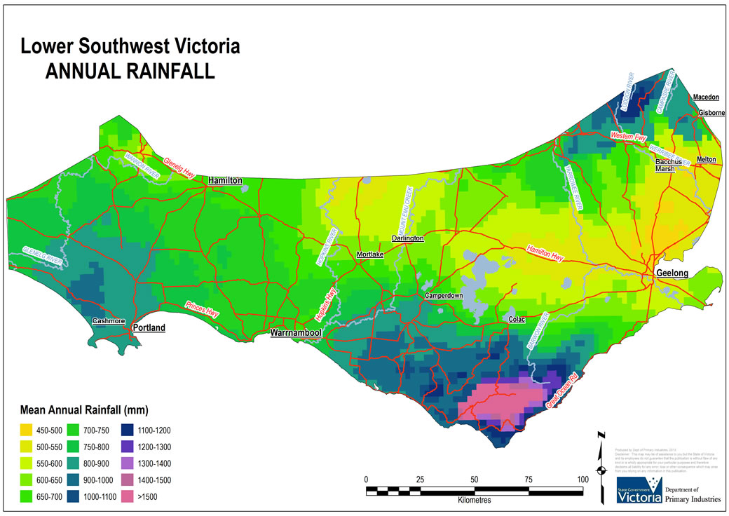 victoria rainfall map