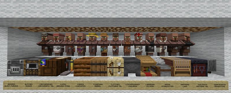 villager work station