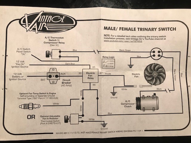 vintage air wiring schematic