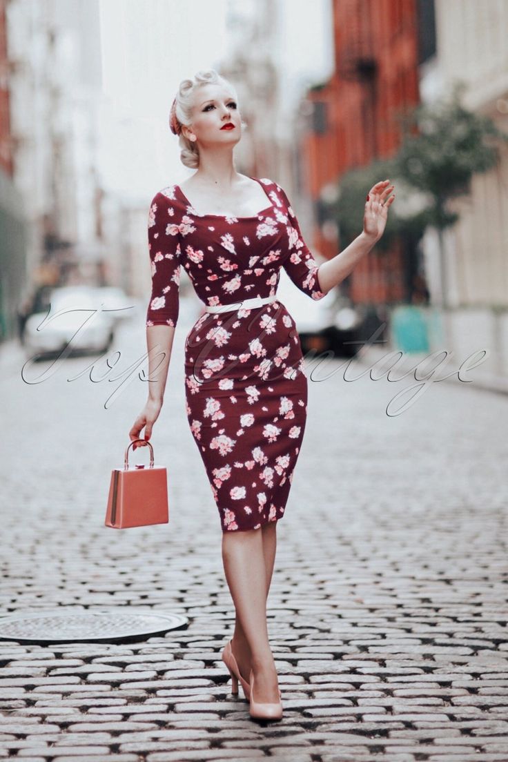 vintage pencil dress