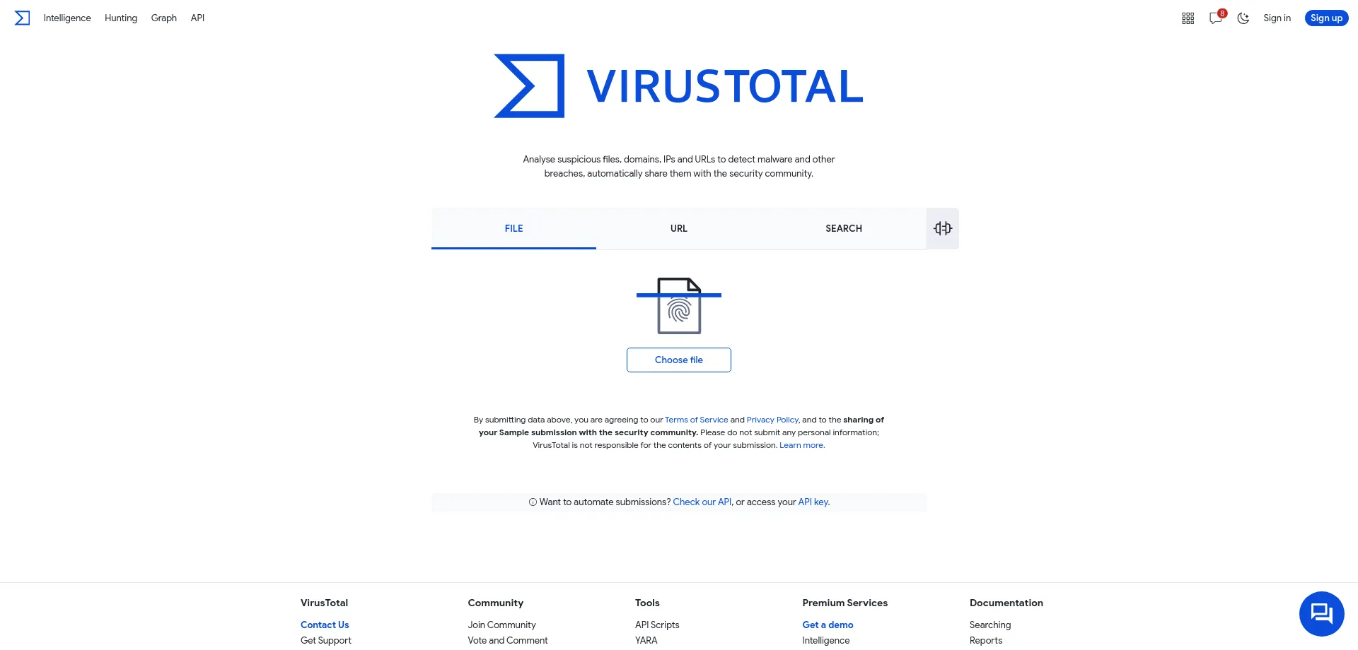 virustotal com