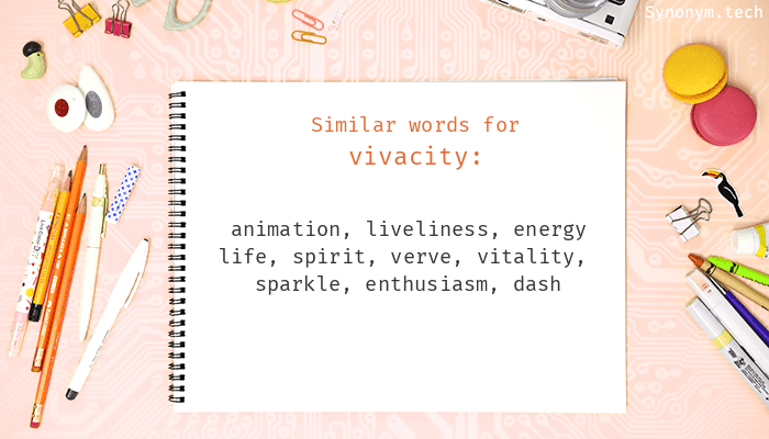 vivacity synonym