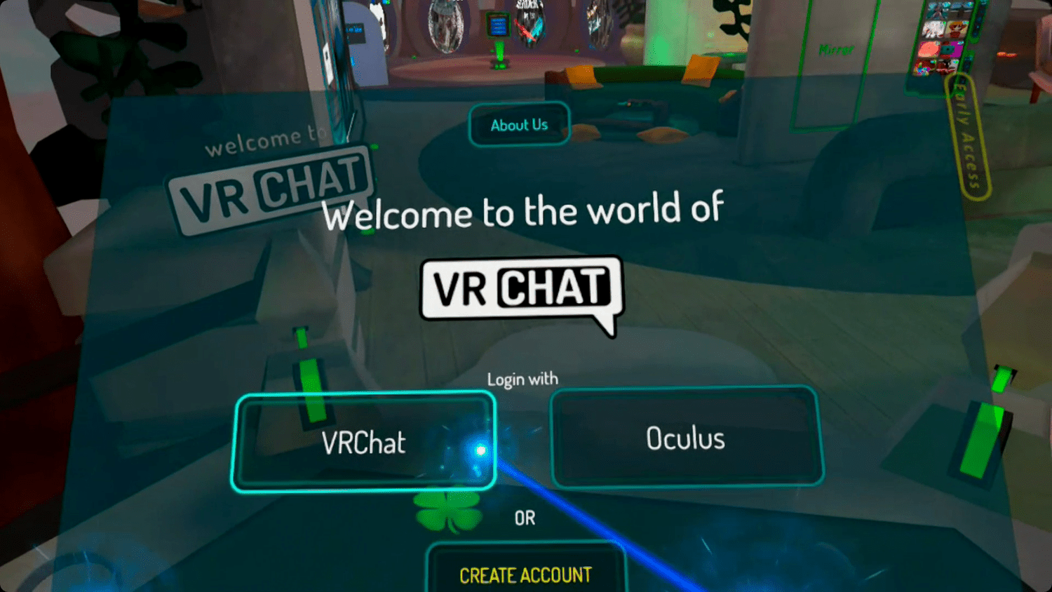 vrchat login