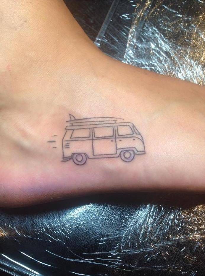 vw bus tattoo