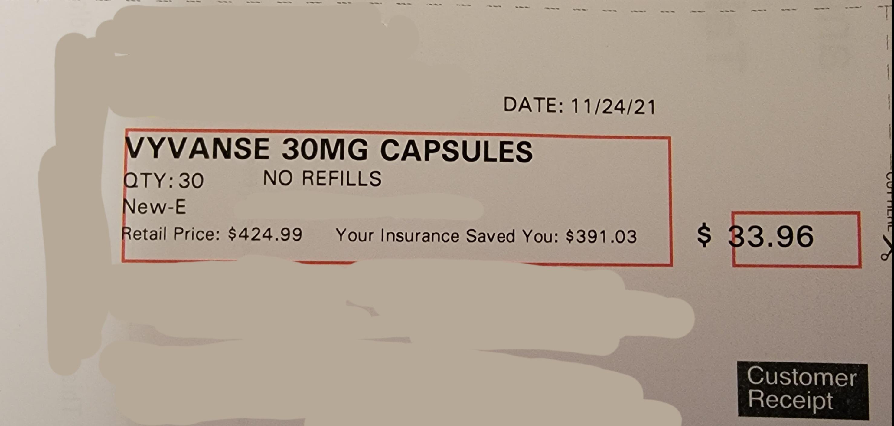 vyvanse savings card pay no more than $15